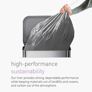 Foto 4 | Foto 4 | Bolsas De Basura Simplehuman Code Q De 50 A 65 Litros  13 A 17 Galones  200 Unidades - Venta Internacional.