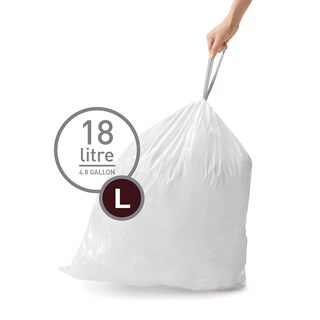 Foto 2 | Foto 2 | Bolsas De Basura Simplehuman Code L 18 L/4.7 Galones 100 Unidades - Venta Internacional.