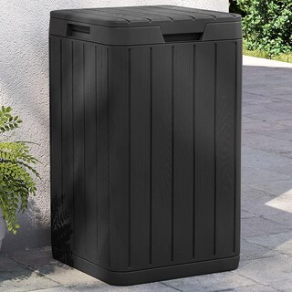 Foto 2 | Foto 2 | Cubo De Basura Vidaxl Outdoor Polipropileno Antracita 60l - Venta Internacional.