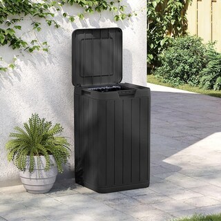 Foto 3 | Foto 3 | Cubo De Basura Vidaxl Outdoor Polipropileno Antracita 60l - Venta Internacional.