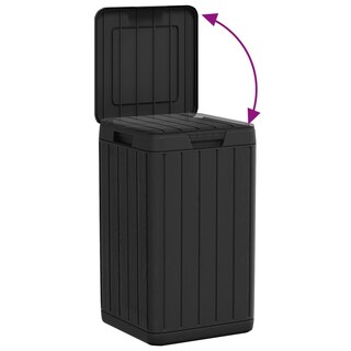Foto 7 | Foto 7 | Cubo De Basura Vidaxl Outdoor Polipropileno Antracita 60l - Venta Internacional.