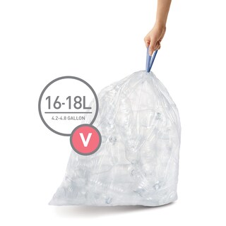 Foto 2 | Foto 2 | Bolsas De Basura Simplehuman Code V 60 Unidades 16 A 18 Litros 4 2 A 4 8 Galones - Venta Internacional.