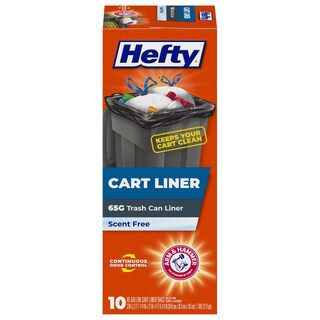 Foto 1 | Foto 1 | Bolsas De Basura Hefty Cart Forer 65 Galones 10 Bolsas Sin Aroma - Venta Internacional.