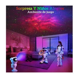 Foto 4 | Foto 4 | Lámpara LED Astronauta BELUG Proyector de Galaxia Estrella Blanco