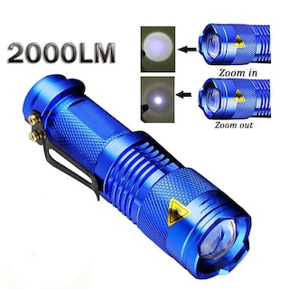 Foto 3 | Foto 3 | Linterna Táctica Led 2000 Lúmenes Ventdepot Mxlcb-001 1 Pieza Azul