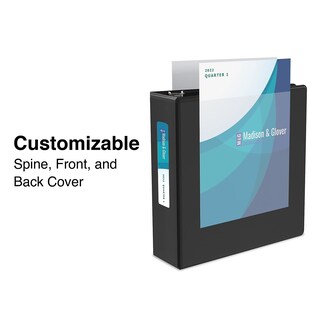 Foto 3 | Foto 3 | Binder Staples 976180, Con Vista Estándar, Anillos En D De 5 Pulgadas, Negros - Venta Internacional.