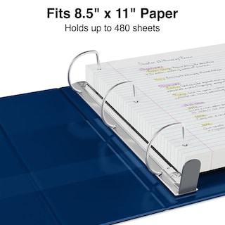 Foto 3 | Foto 3 | View Binder Staples 82673, Resistente, 2 Pulgadas Y 3 Anillos, Azul - Venta Internacional.