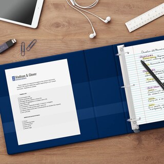 Foto 5 | Foto 5 | View Binder Staples 82673, Resistente, 2 Pulgadas Y 3 Anillos, Azul - Venta Internacional.