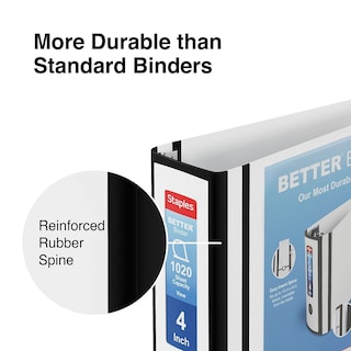 Foto 5 | Foto 5 | Binder Staples Better, 3 Anillas, 4 Pulgadas, Color Blanco, 1020 Hojas - Venta Internacional.