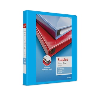 Foto 1 | Foto 1 | Anillas En D View Binder Staples 976056 De 1 Pulgada, Color Azul Claro - Venta Internacional.