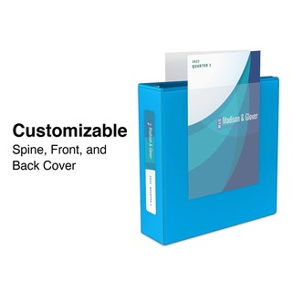 Foto 3 | Foto 3 | Anillas En D View Binder Staples 976056 De 1 Pulgada, Color Azul Claro - Venta Internacional.