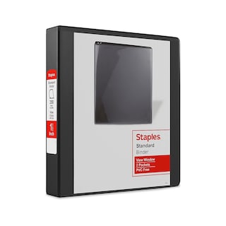 Foto 1 | Foto 1 | View Binders Staples 2661500, Estándar, 3 Anillos, 1.5 Pulgadas, Negro - Venta Internacional.