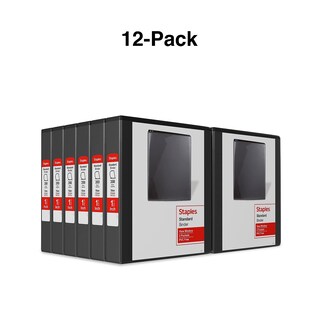 Foto 2 | Foto 2 | View Binders Staples 2661500, Estándar, 3 Anillos, 1.5 Pulgadas, Negro - Venta Internacional.
