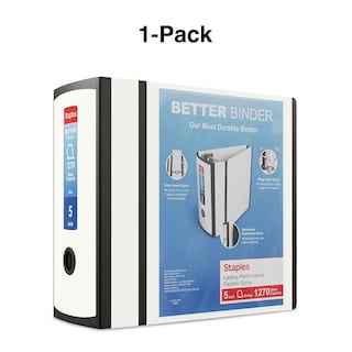 Foto 7 | Foto 7 | Binder Staples Better Heavy-duty View, 1000 Hojas, Color Blanco - Venta Internacional.