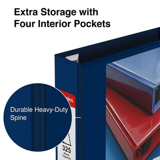 Foto 4 | Foto 4 | View Binder Staples 82687, Resistente, 1.5 Pulgadas, Azul - Venta Internacional.