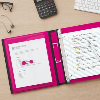 Foto 6 | Foto 6 | Binder Staples Better, 3 Anillas, 1.5 Pulgadas De Profundidad, Color Rosa, 400 Hojas, Paquete De 3 - Venta Internacional.