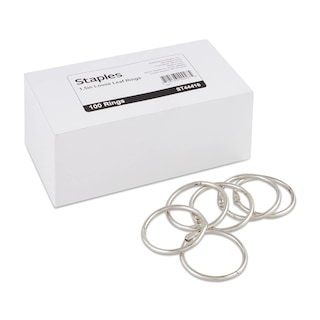Foto 1 | Foto 1 | Anillos Para Libros, Grapas, 1,5 Cm, Plata, 300 Unidades, St44416/44416vs - Venta Internacional.