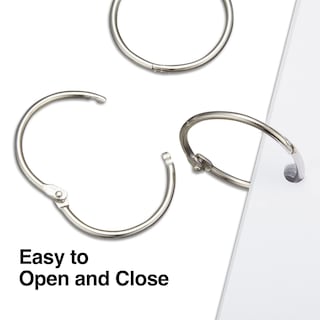 Foto 3 | Foto 3 | Anillos Para Libros, Grapas, 1,5 Cm, Plata, 300 Unidades, St44416/44416vs - Venta Internacional.