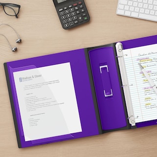 Foto 6 | Foto 6 | Binder Staples Better, 3 Anillas, 3 Pulgadas, Inclinadas En D View, Morado - Venta Internacional.