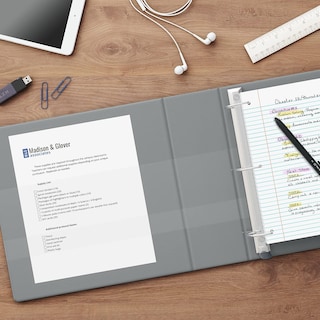 Foto 6 | Foto 6 | Carpeta Staples Gris-Venta Internacional