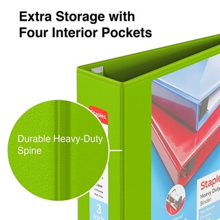 Foto 4 | Foto 4 | Carpeta Staples Verde-Venta Internacional