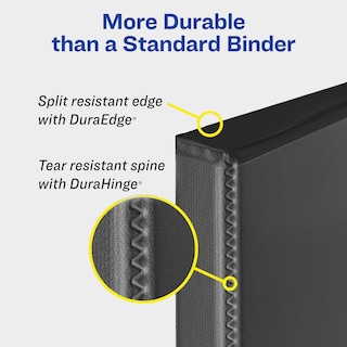 Foto 4 | Foto 4 | Binder Avery Durable View, 3 Anillos Inclinados De 2 Pulgadas, Azules X4 - Venta Internacional.