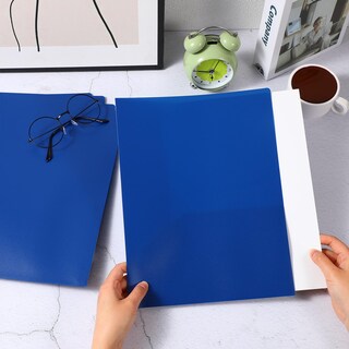 Foto 4 | Foto 4 | Paquete De 50 Carpetas De Plástico Patelai Con Bolsillo Tamaño Carta, Color Azul - Venta Internacional.
