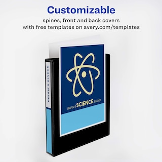 Foto 3 | Foto 3 | Binder Avery Durable View, 3 Anillas, 220 Hojas, Azul, Paquete De 4 - Venta Internacional.