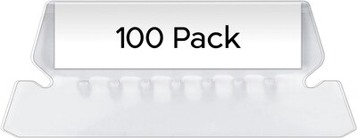 Foto 1 | Foto 1 | Carpeta De Archivos Pendaflex, 100 Juegos De Pestañas Con Insertos De 1/5 Pulgadas, Transparentes - Venta Internacional.