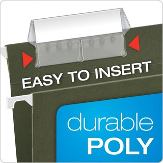 Foto 4 | Foto 4 | Carpeta De Archivos Pendaflex, 100 Juegos De Pestañas Con Insertos De 1/5 Pulgadas, Transparentes - Venta Internacional.