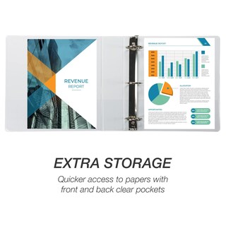 Foto 4 | Foto 4 | Binder Samsill Economy, 2 Pulgadas, 3 Anillos, Blanco, Paquete De 4 - Venta Internacional.