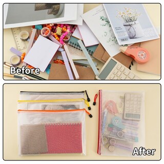 Foto 4 | Foto 4 | Bolsa De Malla Con Cremallera Eoout, Tamaño A4, 72 Unidades, 12 Colores, Impermeable - Venta Internacional.