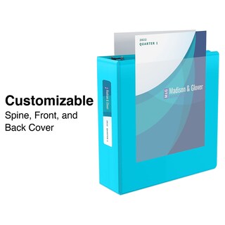 Foto 3 | Foto 3 | Ver Binder Staples Standard 1, 3 Anillas, 220 Hojas, Color Verde Azulado - Venta Internacional.