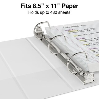 Foto 4 | Foto 4 | Ver Binder Staples Standard 1, 3 Anillas, 220 Hojas, Color Verde Azulado - Venta Internacional.