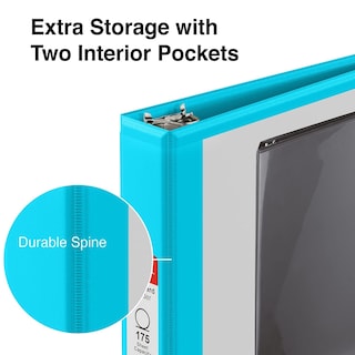 Foto 5 | Foto 5 | Ver Binder Staples Standard 1, 3 Anillas, 220 Hojas, Color Verde Azulado - Venta Internacional.