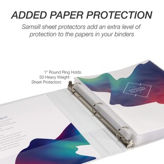 Foto 7 | Foto 7 | Carpeta Binder Samsill Economy De 1 Pulgada Y 3 Anillas, Color Blanco, Paquete De 6 - Venta Internacional.