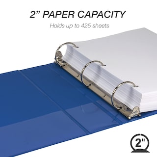 Foto 3 | Foto 3 | Binder Samsill Economy, 2 Pulgadas, 3 Anillos, Azul, Paquete De 4 - Venta Internacional.