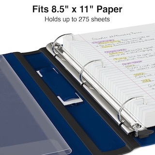 Foto 4 | Foto 4 | Binder Staples Better, 2,54 Cm De Profundidad, 3 Anillas, 275 Hojas, Azul - Venta Internacional.