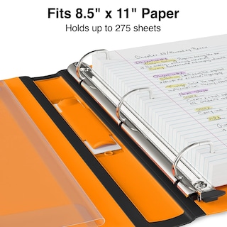 Foto 4 | Foto 4 | Binder Staples Better De 1 Pulgada En D, 3 Anillas, Vista Naranja, 275 Hojas - Venta Internacional.