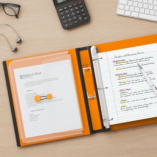Foto 6 | Foto 6 | Binder Staples Better De 1 Pulgada En D, 3 Anillas, Vista Naranja, 275 Hojas - Venta Internacional.