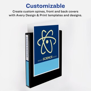 Foto 3 | Foto 3 | Binder Avery Heavy-duty View, 3 Anillas, 5 Pulgadas, Azul Marino - Venta Internacional.