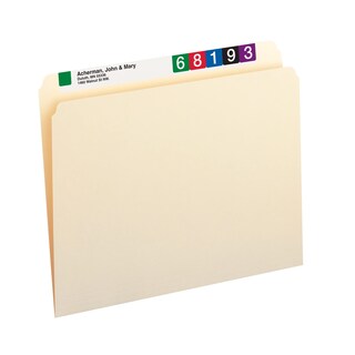 Foto 1 | Foto 1 | Carpeta De Archivos Smead Con Pestañas De Corte Recto, Tamaño Carta, 100 Unidades - Venta Internacional.
