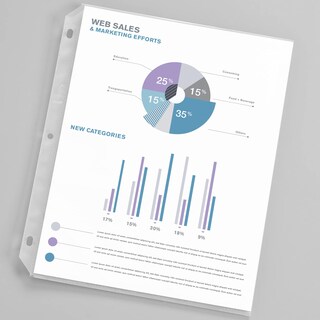 Foto 7 | Foto 7 | Protectores De Sábanas Avery Clear Heavyweight 200 Antideslumbrantes - Venta Internacional.