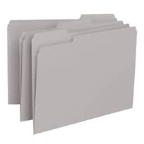 Carpeta De Archivos Smead Interior Con Pestaña Cortada De 1/3, Tamaño Carta, Gris X100 - Venta Internacional.