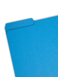 Foto 2 | Foto 2 | Carpeta De Archivos Smead Interior Con Lengüeta Cortada De 1/3, Tamaño Carta, Azul Cielo - Venta Internacional.