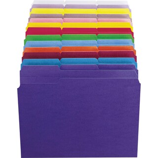 Foto 7 | Foto 7 | Carpeta Para Archivar, Reforzada, Con Lengüeta Cortada 1/3, Tamaño Carta, Color Verde Azulado - Venta Internacional.
