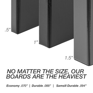 Foto 3 | Foto 3 | Binder Samsill - Anillo En D Duradero De 1.5 Pulgadas (4 Unidades), Color Negro - Venta Internacional.