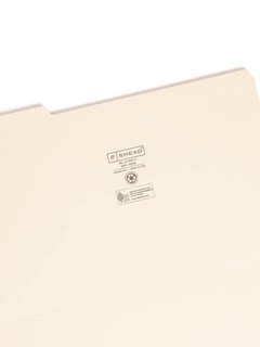 Foto 3 | Foto 3 | Carpeta Smead Reforzada Con Lengüeta Cortada De 1/3, Tamaño Legal, 100 Unidades - Venta Internacional.
