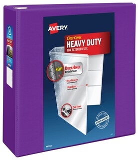 Foto 1 | Foto 1 | Binder Avery Heavy-duty View 79813, 3 Anillas, 4 Pulgadas, Color Morado - Venta Internacional.