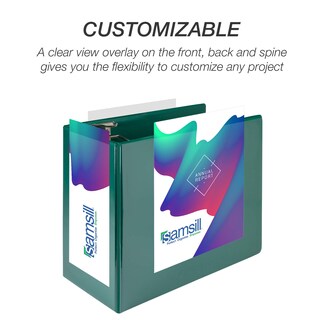 Foto 2 | Foto 2 | Binder Samsill Durable, 15 Cm, Con Anillo En D, Verde, 1225p - Venta Internacional.